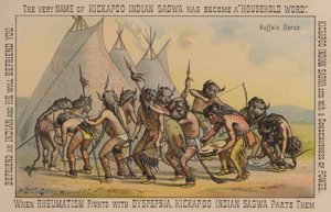 Danza del búfalo nativo americano de American School